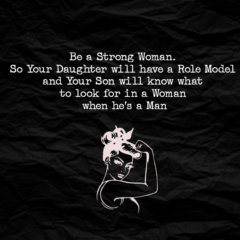 how to be a strong woman