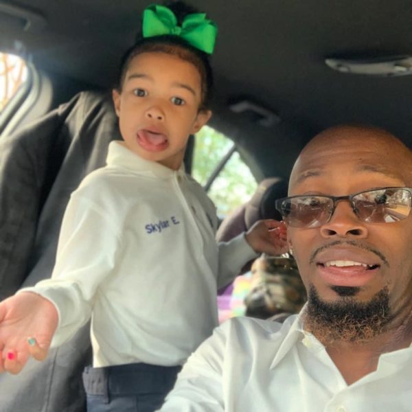 daddy and sky having fun