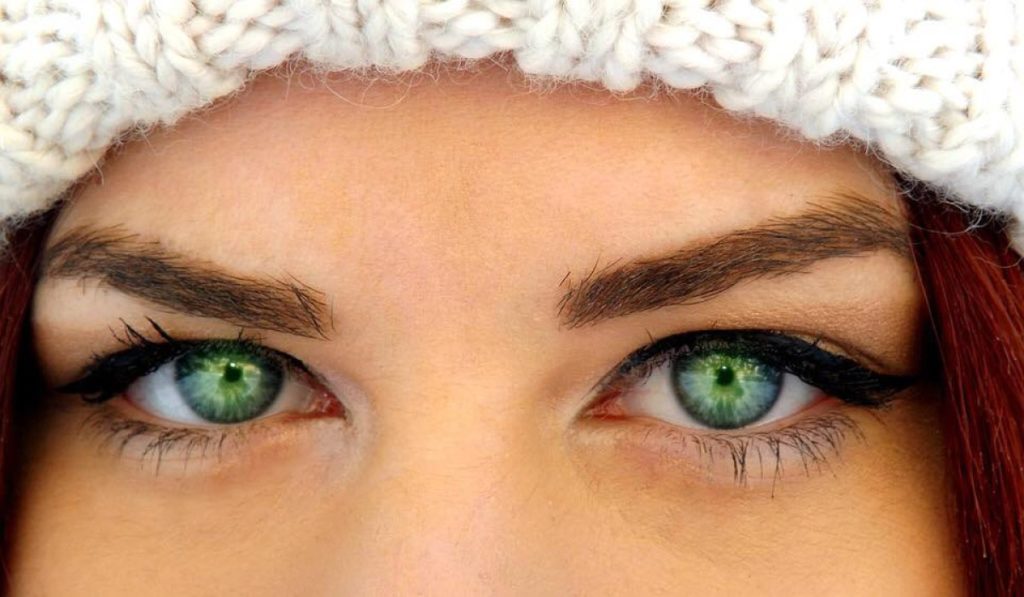 green eyes