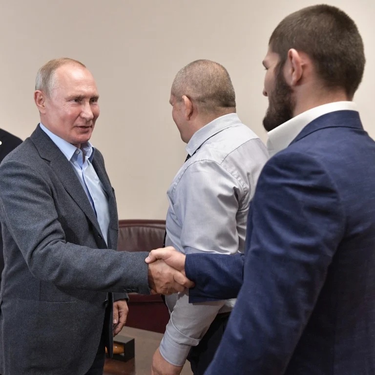 khabib and putin2